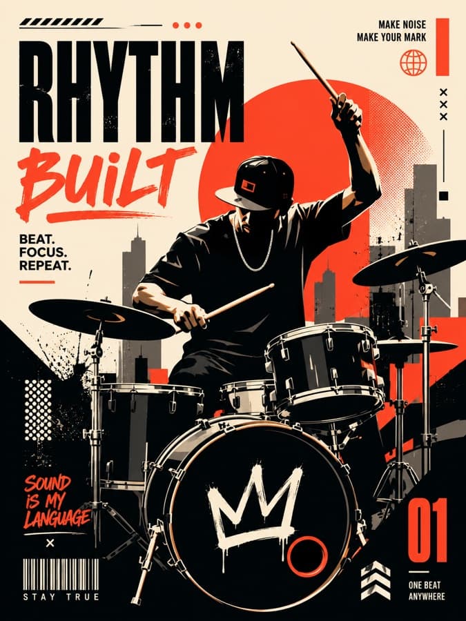 Illustrated poster creation