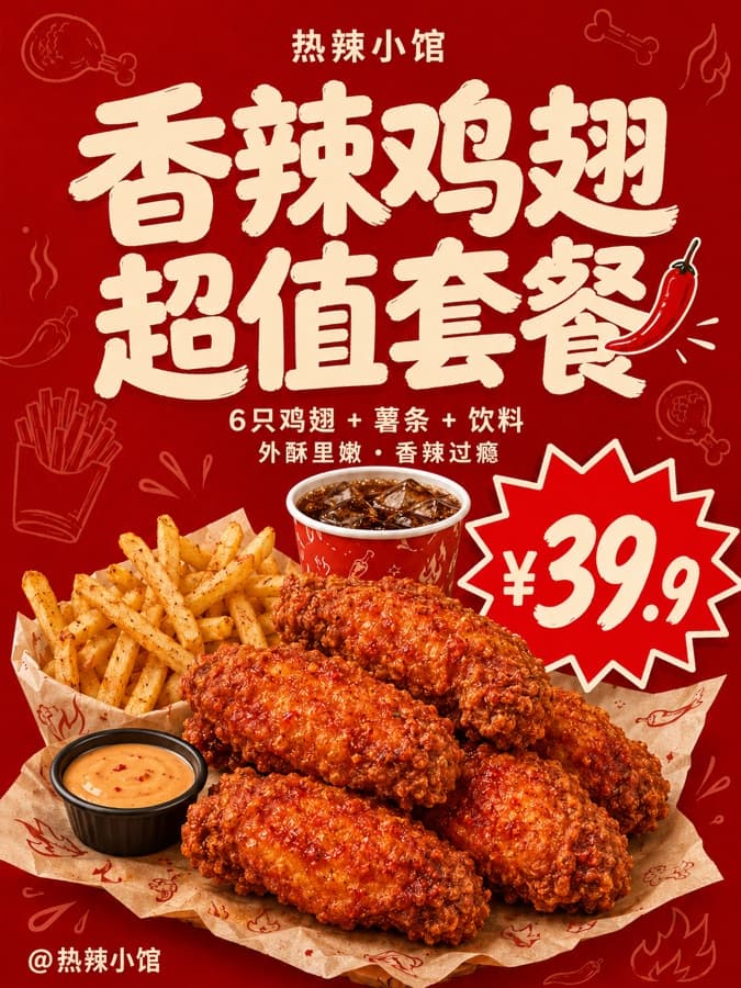 E-commerce food poster creation
