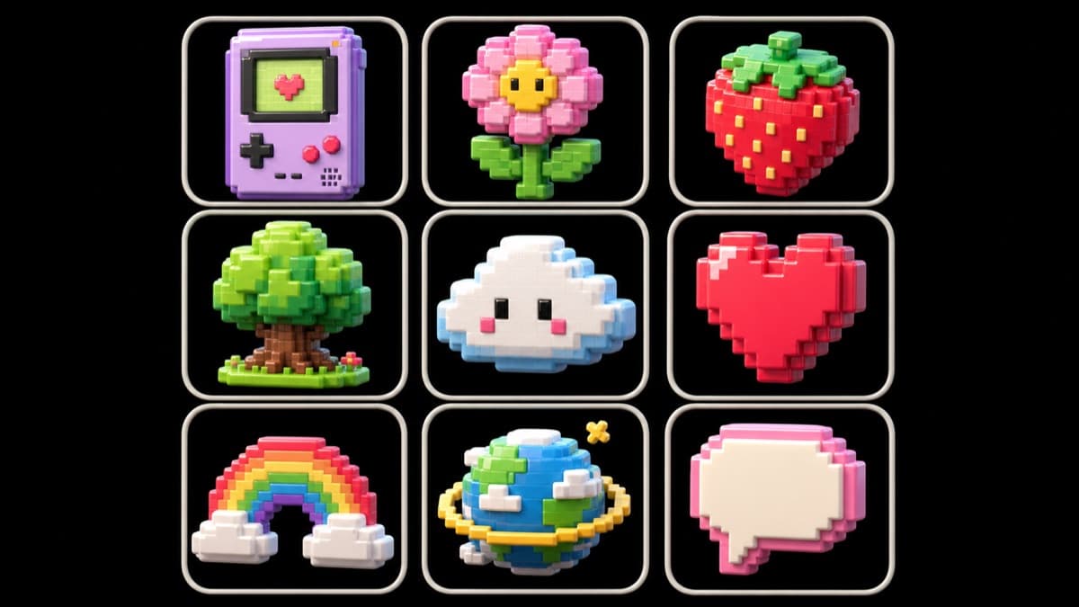 Pixel-style object creation
